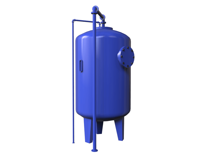 智慧水务-活性炭过滤器，Sovit3D