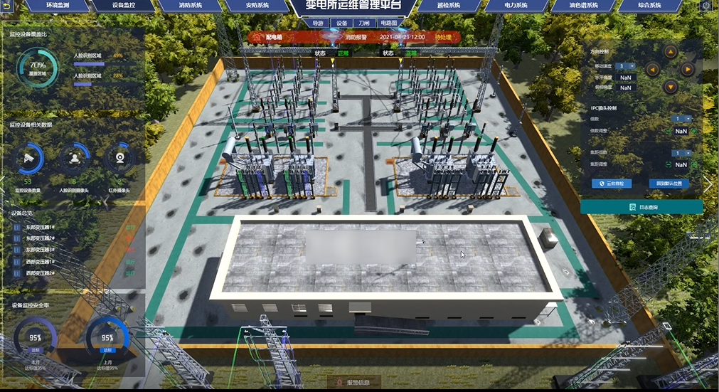 【數字孿生】智慧變電站三維視覺化運維管理系統解決方案