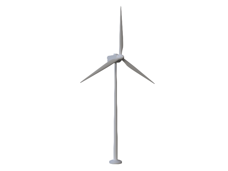 大型风力发电机-智慧风机，Sovit3D