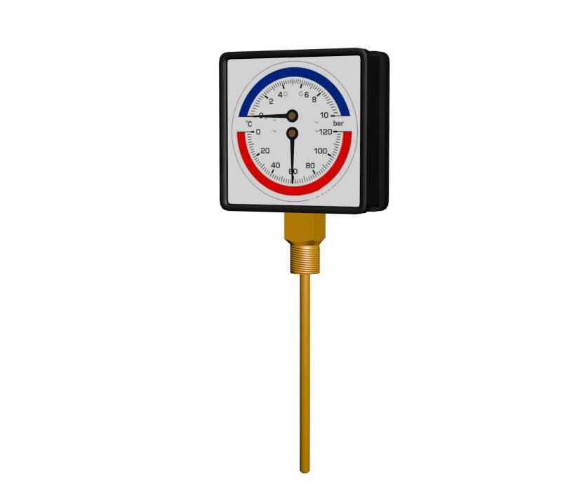蒸汽温度压力表，Sovit3D
