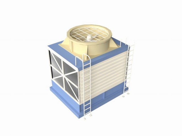 智慧环境-横流冷却塔，Sovit3D